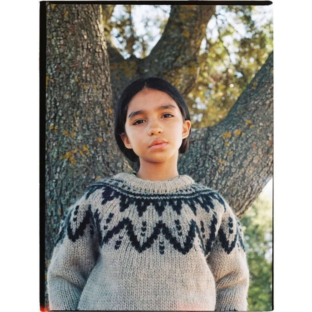 THE NEW SOCIETY LENNY SWEATER NATURAL | Size 4Y - Picture 1 of 5